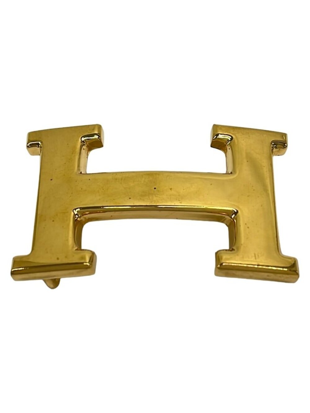 Hermes Gold Buckle H Belt